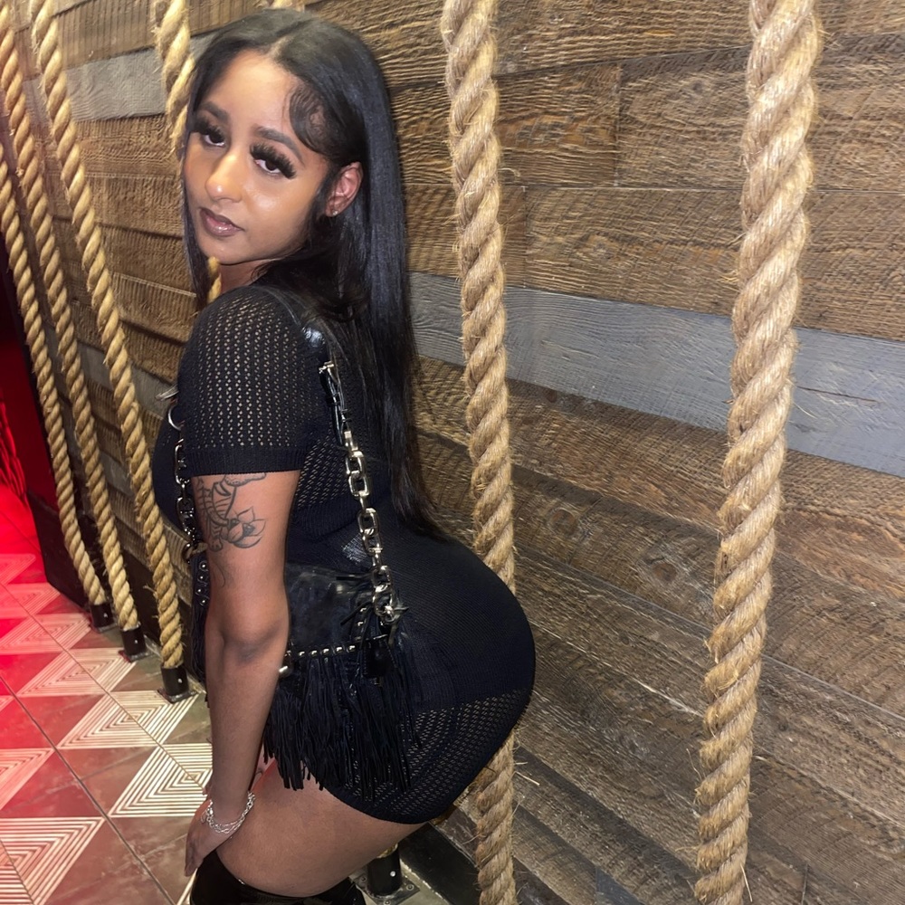 -Black romper Worn only once and in great condition no holes or tears.